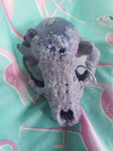 Load image into Gallery viewer, Amethyst Crystal Raccoon Small Skull