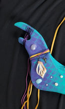 Load image into Gallery viewer, Hand Painted Mermaid Quote Cow Jawbone - Home Decor