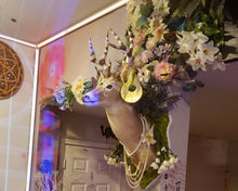 Load image into Gallery viewer, Rescued & Upcycled, Glamorous Tribal Deer Mount - Home Decor