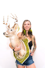 Load image into Gallery viewer, Rescued & Upcycled, Glamorous Tribal Deer Mount - Home Decor