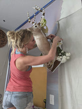 Load image into Gallery viewer, Rescued & Upcycled, Glamorous Tribal Deer Mount - Home Decor