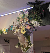 Load image into Gallery viewer, Rescued & Upcycled, Glamorous Tribal Deer Mount - Home Decor