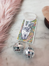 Load image into Gallery viewer, Small Silver Shiny Disco Ball Earrings
