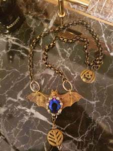 Funky Bat Necklace - Rare & Unique Piece!