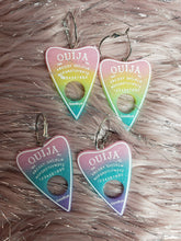 Load image into Gallery viewer, Ouija Board Pastel Glitter Cutout Earrings
