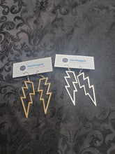 Load image into Gallery viewer, Cosmic Lightning Bolt Cutout Earrings
