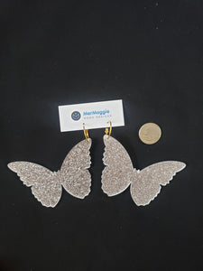 Large Butterfly Statement Earrings